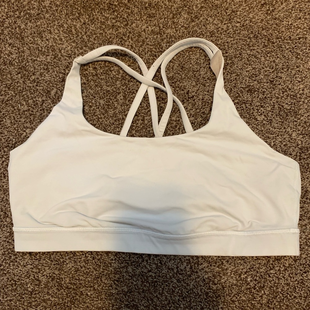 Lululemon white gym top